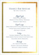 Foil Frame Menu Cards Image 13 of 15
